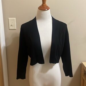 Calvin Klein Black Cropped Cardigan